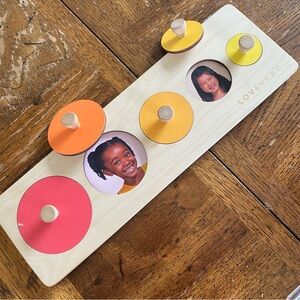 Lovevery Circle of Friends Peg Puzzle | Montessori Toddler Toy